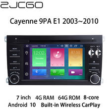 Reprodutor multimídia de carro estéreo, navegação por gps, rádio, dvd, tela android para porsche cay9 pa e1 2003 ~ 2010 2024 - compre barato