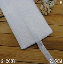 Encaje de algodón blanco elegante, accesorios de encaje, 20 metros, nuevo, envío gratis, 2015 2024 - compra barato