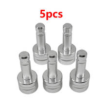 5 uds nuevo adaptador de aluminio 25mm 5/8 "x 11 hilo femenino a Dia.12 mm pole FIT para LEICA PRISM 2024 - compra barato