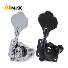 A Set 4R 4L 2R2L Opened Electric Bass Guitar Tuning Pegs Machine Heads Tuners for Bass Chrome Black 2024 - buy cheap