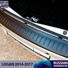 Rear bumper cover for Renault Logan 2014-2017 Exterior parts Protective pad car products accessories ABS plastic guard lining 2024 - buy cheap