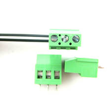 Conector de bloco terminal de parafuso pcb de pino 3 pinos 5.0mm, conector de bloco terminal de parafuso (300v/20a), 10 peças 2024 - compre barato
