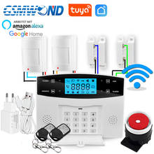 Sistema de alarma antirrobo para el hogar, Detector de Sensor inalámbrico, Wifi, GSM, PSTN, 433MHz, alarma de seguridad, Dial automático, grabación, aplicación IOS y Android 2024 - compra barato