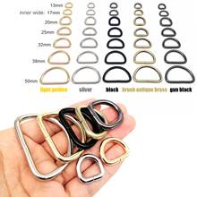 Metal High Quality Thickened Leather Hand Bag Backpack Purse Strap Belt Dog Collar Chain Web Semi O Dee D Ring Buckle Clasp DIY 2024 - buy cheap