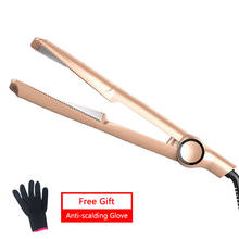 2 in 1 Electric Hair Curling & Straightening Iron Hair Straightener Curler Wet & Dry Flat Iron Hair Styler Ceramic Curling Iron 2024 - buy cheap