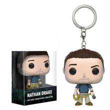 funko Keychain Official Mysterious Sea Area Nathan Drake Cute Model Keyring Toys For Children Christmas Present Gifts 2024 - buy cheap