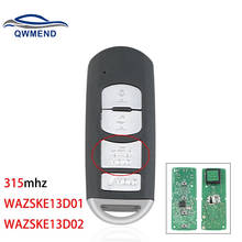 QWMEND WAZSKE13D01 WAZSKE13D02 4 Buttons Car Remote Key for Mazda 3 6 MX-5 Miata 2013-2019 Smart Car Key 315mhz 2024 - buy cheap