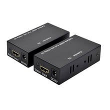 Extensor de 60M compatible con HDMI, receptor transmisor 3D 1080p a través de Cat 5e CAT6 RJ45, Cable Ethernet, convertidor de vídeo, portátil a Monitor 2024 - compra barato