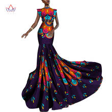 Vestido de verão feminino, vestido longo estampado africano, sem mangas, ancara, sereia, festa, plus size 6xl wy2013 2024 - compre barato
