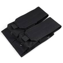 Tactical Molle Clip Double Pistol Magazine Pouch Military Airsoft Paintball Hunting Mag Bag Hunting Gear 2024 - buy cheap