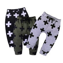 2021 spring autumn pants for boys cross star trousers for girls new boy pants baby clothes kids clothes children pants 2024 - buy cheap