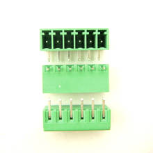 (50pcs/lot) 15EDG-3.5-6P Bend Pin PCB Screw Terminal Block Connector 3.5mm Pitch 6 Pins Plug in 2024 - buy cheap