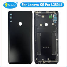 Задняя крышка батарейного отсека для Lenovo K5 Pro L38041, задняя крышка корпуса, запасные части, прочная задняя крышка 2024 - купить недорого