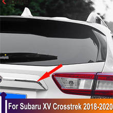 Cobertura cromada para porta traseira de carro, para subaru xv strek suv 2018 2019 2020, abs 2024 - compre barato