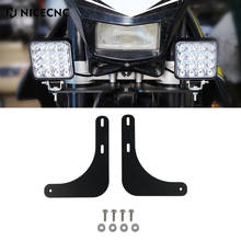 NICECNC LED Light Mounts Bracket Bar Driving Lighting Fog Lamp Holder  For Suzuki DRZ400S DRZ400SM 2000-2022 DR650SE 1996-2022 2024 - buy cheap