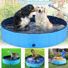 Portable Dog Swimming Pool Foldable Pet Bath Pool Collapsible Dog Bathtub Pet Bathing Tub Pool for Dogs Cats Pet Accessories 2024 - buy cheap