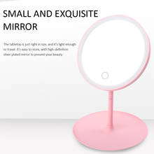 Makeup Mirror with Led Light Dressing Table Mirror Beauty Makeup Mirror Beauty Tools Fill Light Cosmetic Led Touch Screen Mirror 2024 - buy cheap