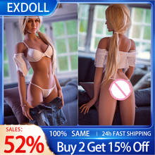 EXDOLL-Muñeca sexual de silicona para adultos, juguete erótico con esqueleto de 170CM, Con pechos grandes, para sexo Oral y vaginal 2024 - compra barato
