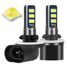 2pcs Super New H27 881 880 H27W 862 886 894 LED Bulbs Car Front Foglamp Driving Lights Auto Anti Fog Lamps 6000K White 12V 24V 2024 - buy cheap