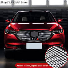 Front Face Grille Modification For Mazda CX5 CX-5 2017 2018 2019 2021 2022 Intermediate Net Gypsophila Car Decoration 2024 - buy cheap