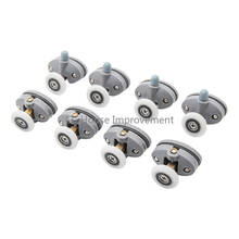 8pcs/lot Shower Rooms Cabins Pulley Shower Room Roller /Runners/Wheels/Pulleys Diameter23mm/25mm/27mm  Hole distance 26mm 2024 - buy cheap