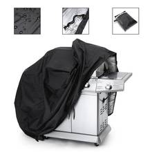 1PCS BBQ Grill Cover Dustproof Waterproof Heavy Duty BBQ Cover Rain Protective Barbecue Cover Outdoor Garden BBQ Accessories 2024 - buy cheap
