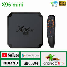 Dispositivo de TV inteligente X96 MINI, decodificador con Android 9,0, 5G, S905W4, cuatro núcleos, WIFI 2,4G/5G, 2GB, 16GB, Android 9,0, reproductor multimedia 2024 - compra barato