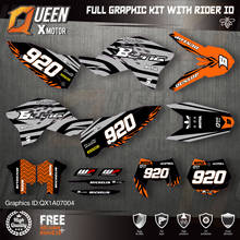 QUEEN X MOTOR Custom Team Graphics Decals Stickers Kit For KTM 2007-2010 SX SXF , 2008-2011 EXC XC-W EXC-F 004 2024 - buy cheap