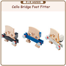 Cello Bridge Foot Fitter Luthier Tools Metal+Two Stainless Steel Wheels For Cello Bridge Maker 2024 - buy cheap
