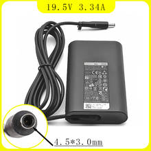 Original 65W 19.5V Carregador Adaptador para Dell Inspiron 3.34A 11 13 14 15 3000 5000 7000 Series 2024 - compre barato