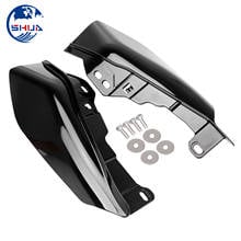 Deflector de aire de medio marco ABS, protector térmico, negro, apto para Harley Road King Electra Street Glide Special FLHXS 2017-2019 2018 2024 - compra barato