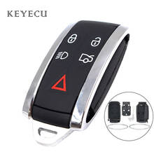 Keyecu Smart Remote Car Key Shell Case Frame for Jaguar XF XK XKR X-Type S-Type 2007 2008 2009 2010 2012 2024 - buy cheap