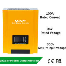 Controlador de carga Solar con pantalla LCD, regulador de voltaje MPPT de 96V, 100A 2024 - compra barato