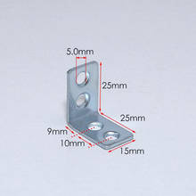 12pcs Small L Shape Metal Corner Brackets Metal Corner Braces Drawer Shelf Wall More Corners Brace Furniture Hardware