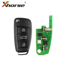 Xhorse VVDI2 For Audi A6L Q7 Intelligent Folding Remote Control Key XKA600EN 1Piece 2024 - buy cheap