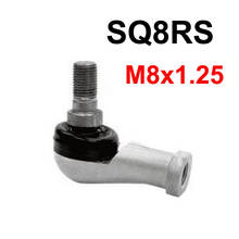 High precision 8mm SQ8RS M8x1.25 spherical plain bearing rod ends with ball stud, winding shape ball joint rod ends 2024 - buy cheap