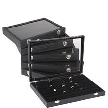 Jewelry Ring Earring Bracelet Necklace Display Organizer Storage Case PU Box 2024 - buy cheap