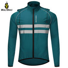WOSAWE Ultralight Reflective Men's Cycling Jacket Waterproof Windproof Road Mountain Bike MTB Long Jackets Bicycle Windbreaker 2024 - buy cheap