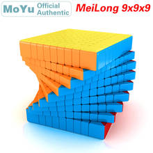 MoYu MeiLong-cubo mágico 9 9x9x9 9, Velocidad Profesional, rompecabezas antiestrés, juguetes educativos para niños 2024 - compra barato