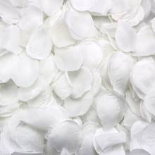 500 лепестки роз разбросанные белые украшения для свадебной вечеринки 2024 - купить недорого