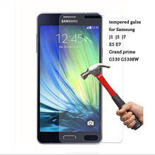 Wholesale 1000pcs/lot 2.5D Tempered Glass Screen Protector for Samsung Galaxy J1 J5 J7 2016 E5 E7 Grand Prime G5308W 2024 - buy cheap