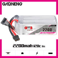 Gaoneng GNB 2200mAh 6S1P 22.2V 120C/240C Lipo Battery with XT60 Plug for FPV Drone Quadcopter Helicopter UAV RC Parts 2024 - buy cheap