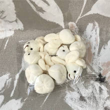 20PCS/LOT Cute Little Size 3CM Bear Cotton TOY , Small Little Accessories Stuffed Plush Bear Doll 2024 - buy cheap