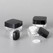 30pcs/Lot New 5g 10g 15g 30g 50g Cosmetic Container Square Cube Acrylic Jar Clear Cream Pot Makeup Sample Jar Packaging Bottle 2024 - buy cheap