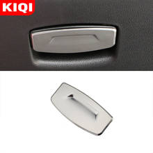 Kiqi porta-luvas de aço inoxidável, revestimento para alça, puxador, guarnição, para renault clio os samsung qm6 2013-2018 2024 - compre barato