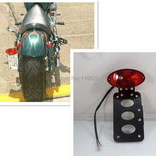 Brake Tail Light License Plate Bracket Sportster Chopper XL Bobber Custom Freeshipping DIY Black Side Mount   For Harley 2024 - buy cheap