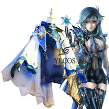 Game Genshin Impact Eula Cosplay Costume Halloween Party Suit For Women Girls 2024 - buy cheap