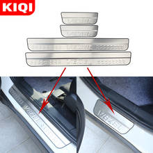 Stainless Steel Car Door Sill Scuff Plate Protector Trim Fit for Honda Vezel HRV HR-V 2014 2015 2016 2017 2018 2019 Accessories 2024 - buy cheap