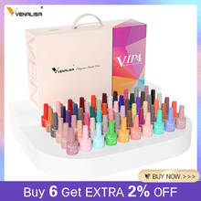 Набор Venalisa VIP3, 60 цветов, s-образный гель, базовый/верхний гель, Профессиональный гель для ногтевого дизайна, стойкий Гель-лак, #61508 2024 - купить недорого