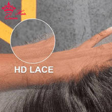 Queen Hair 4x4 / 5x5 Invisible HD Lace Closure Brazilian Hair Weaving Virgin Straight Human Hair Closure 13x4 Lace Frontal 2024 - buy cheap